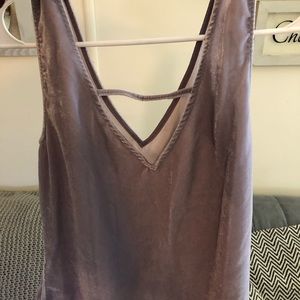 Crosby Brand Velvet Tank